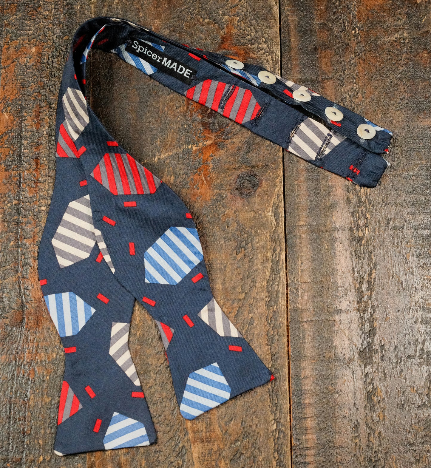 Blue Red Gray